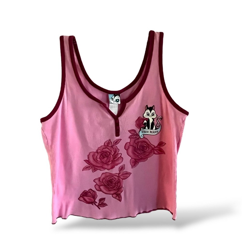 Looney Tunes Penelope Pussycat Pepe Le Pew's Girlfriend Vintage PJ Tank Perfect